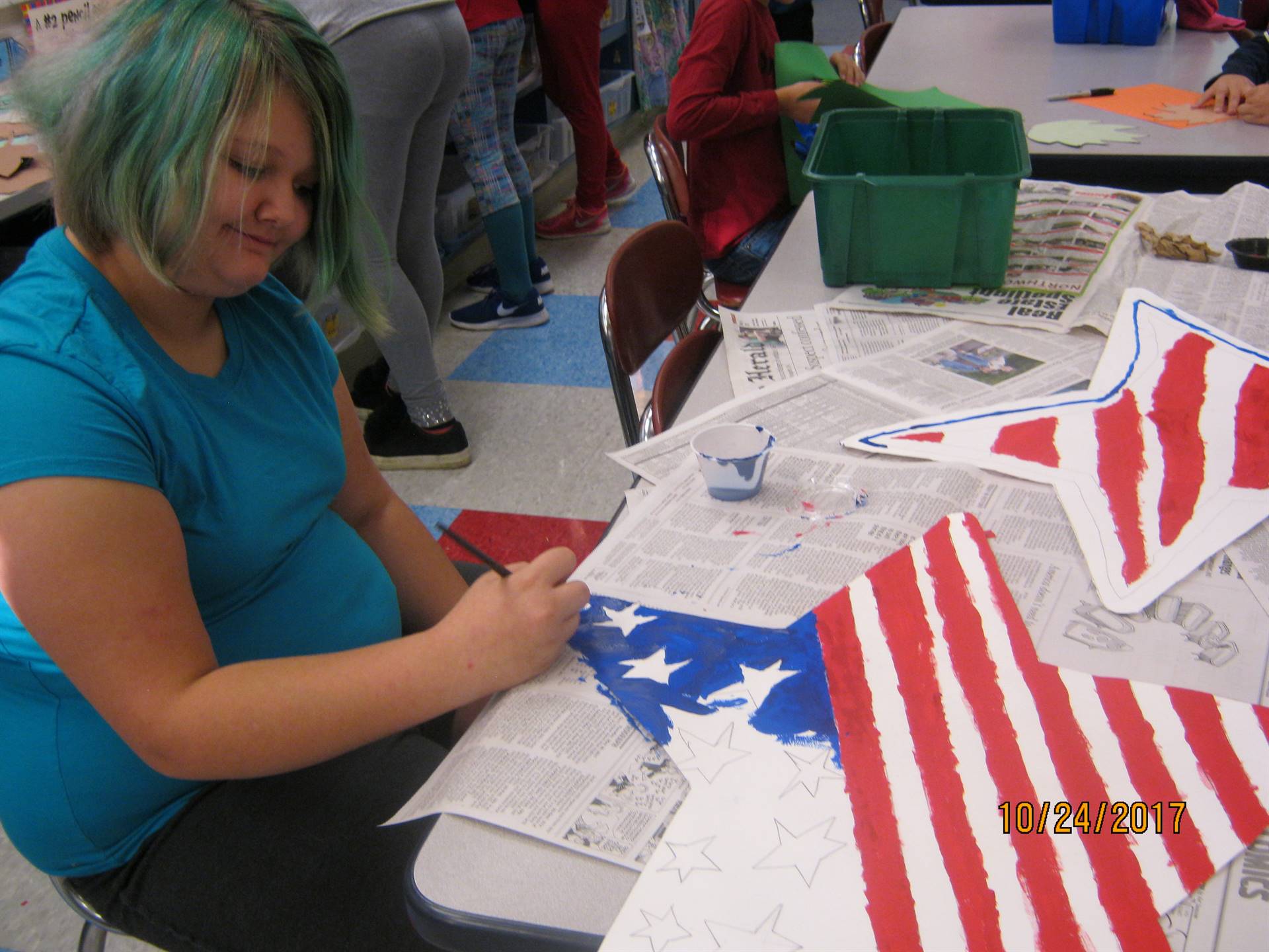 Creating art to honor our Veteran's