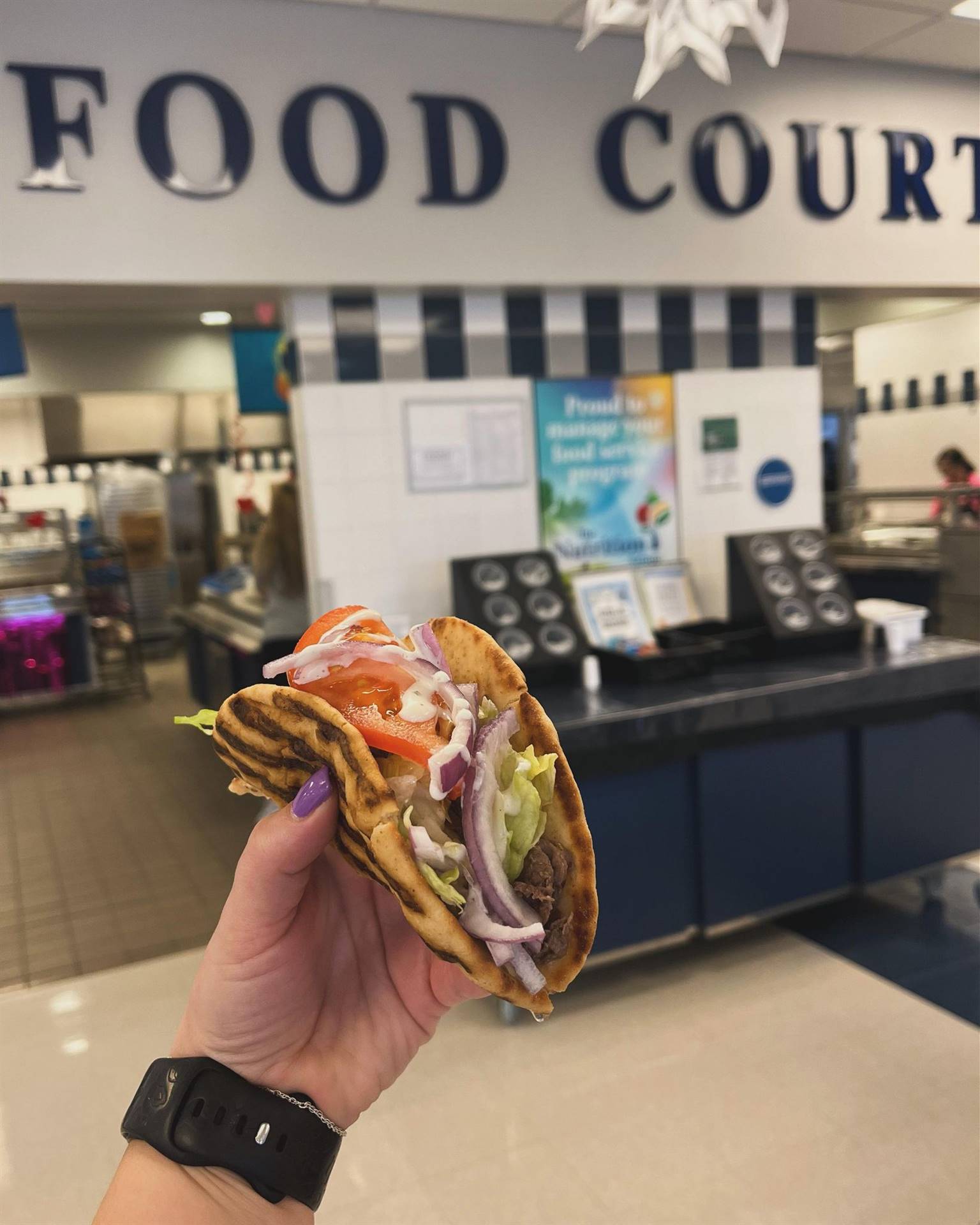 Flatbread sandwich